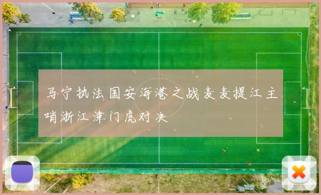马宁执法国安海港之战麦麦提江主哨浙江津门虎对决